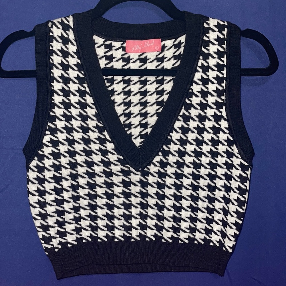 HERRINGBONE CROP TOP